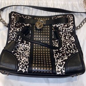 Michael Kors Hamilton Calf Hair & Leather